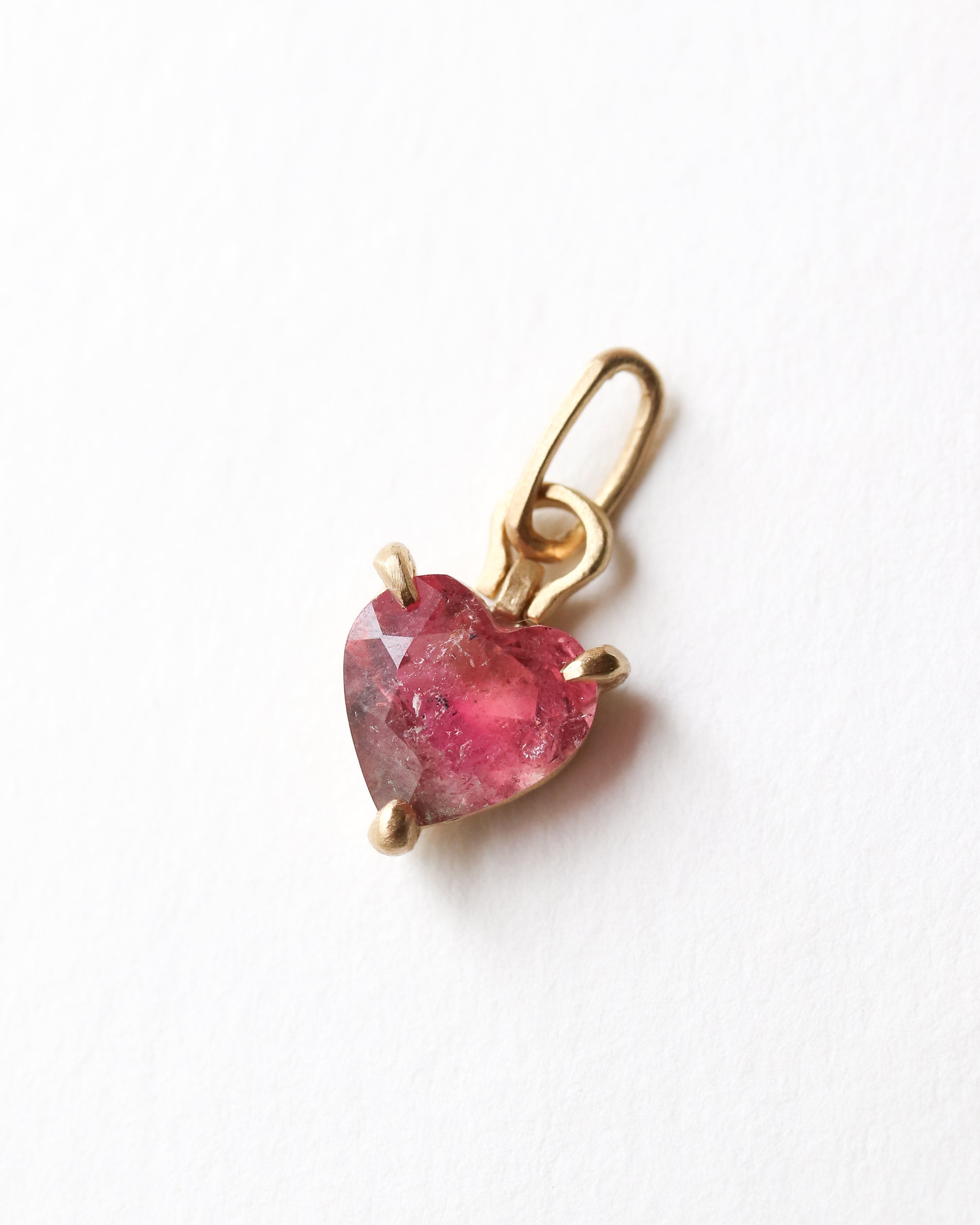 Horse Shoe Prong Necklace - Tourmaline -