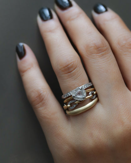 Bond Ring - K18YG×PT900-