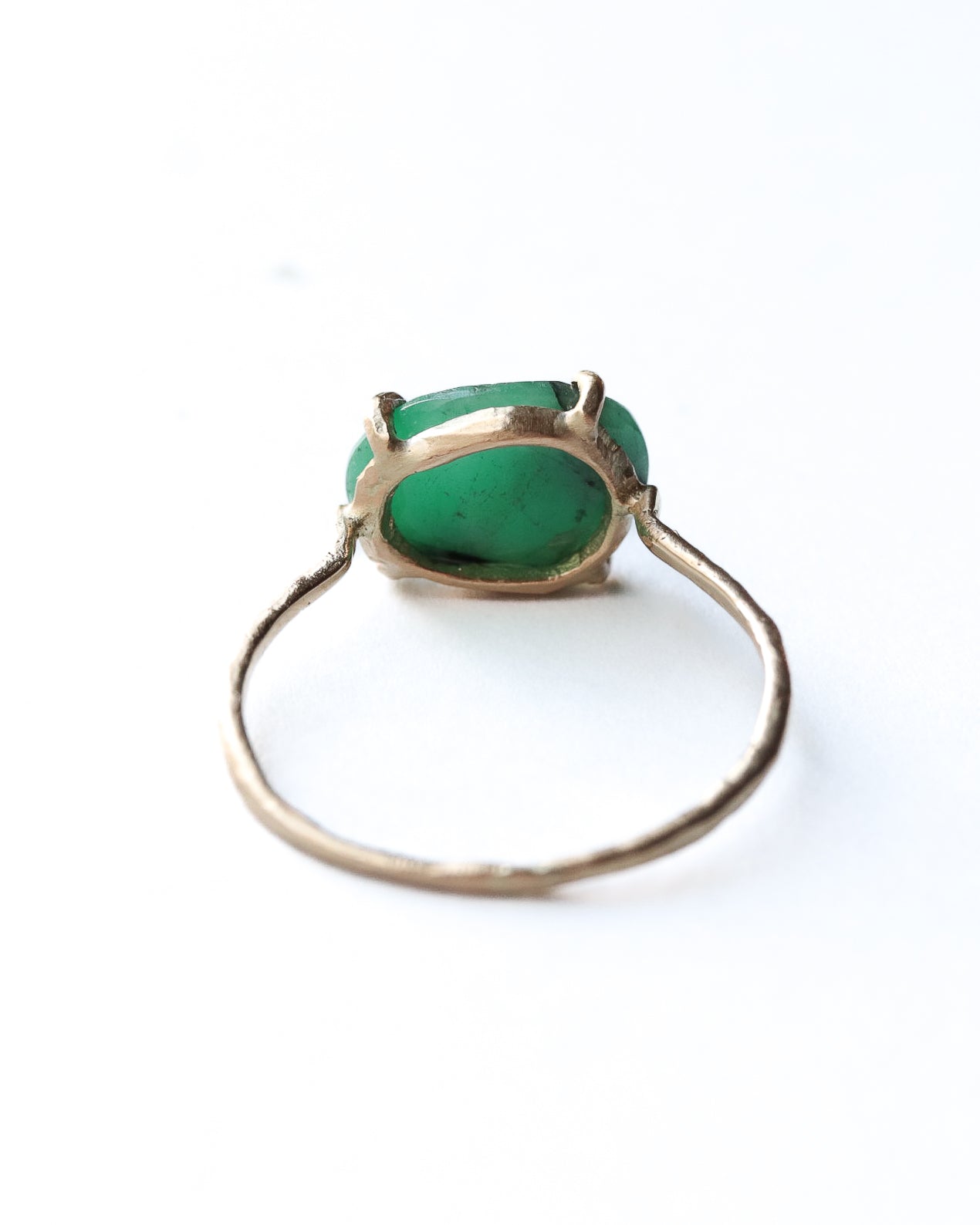 Flat Ring - Emerald -