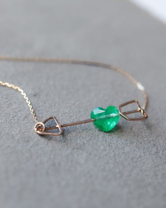 Zukyun Necklace - Emerald -