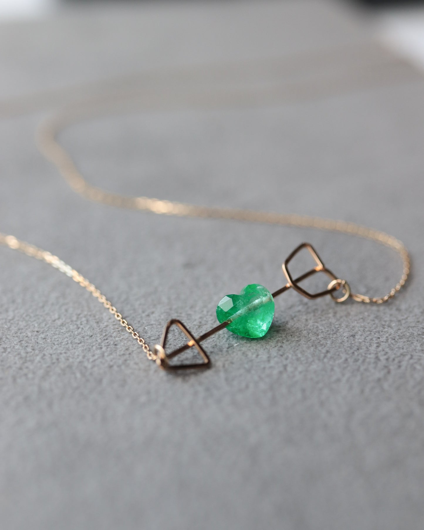 Zukyun Necklace - Emerald -