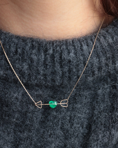 Zukyun Necklace - Emerald -