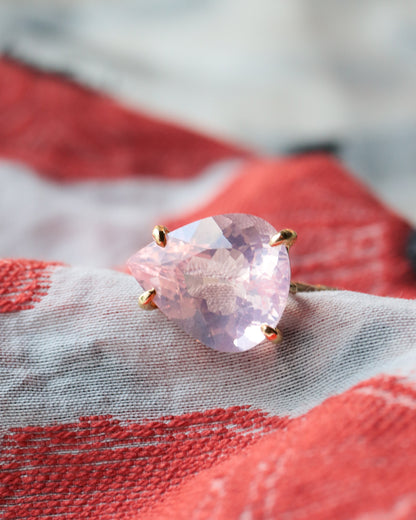 Flat Ring - Rose Quartz -