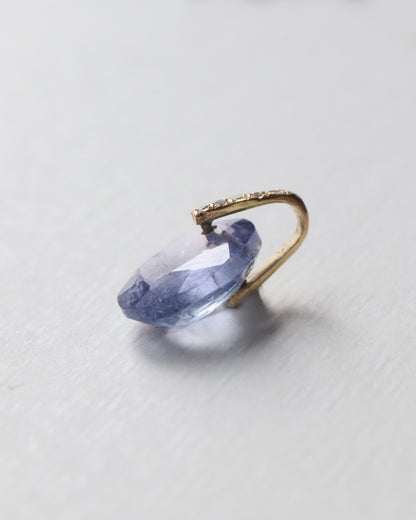 Hibiki Stone Necklace - Tanzanite / Diamond -