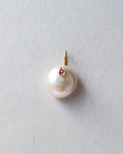 Flat Necklace - Keshi Pearl -