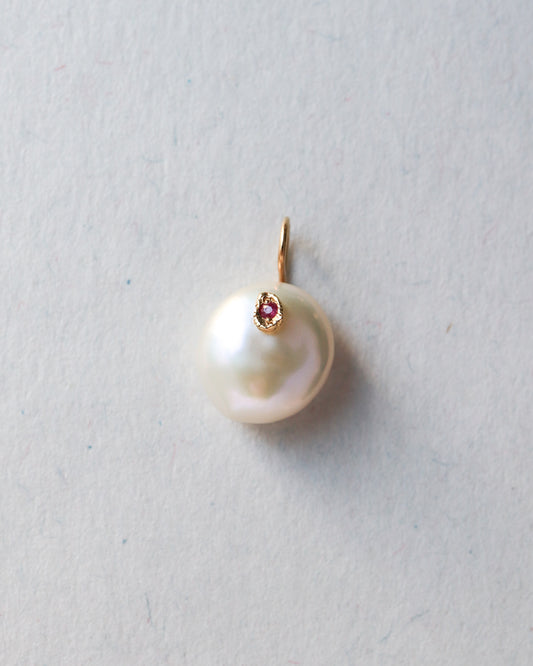 Flat Necklace - Keshi Pearl -
