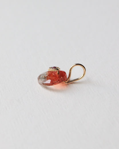 Flat Necklace - Sunstone -