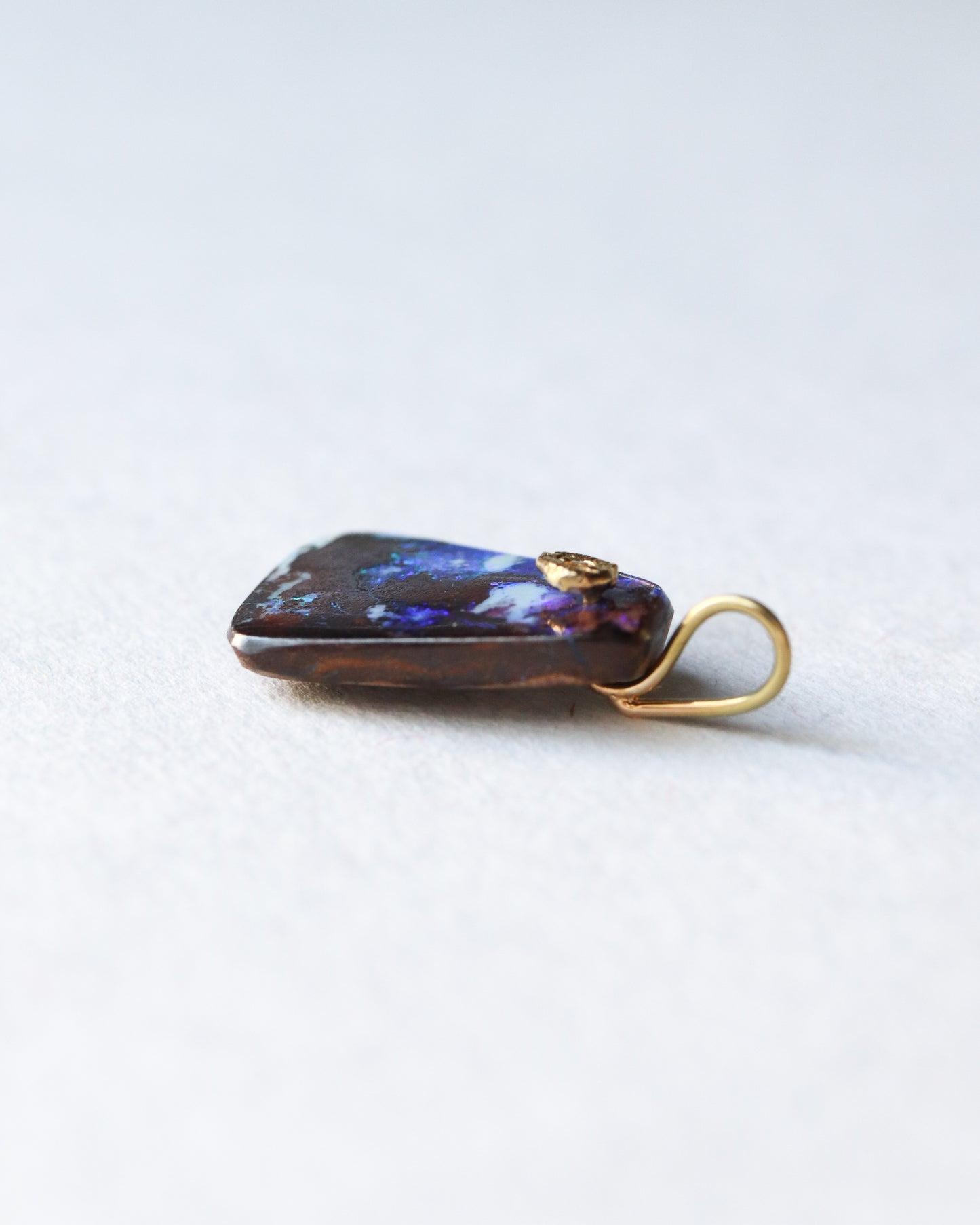 Flat Necklace - Boulder Opal -