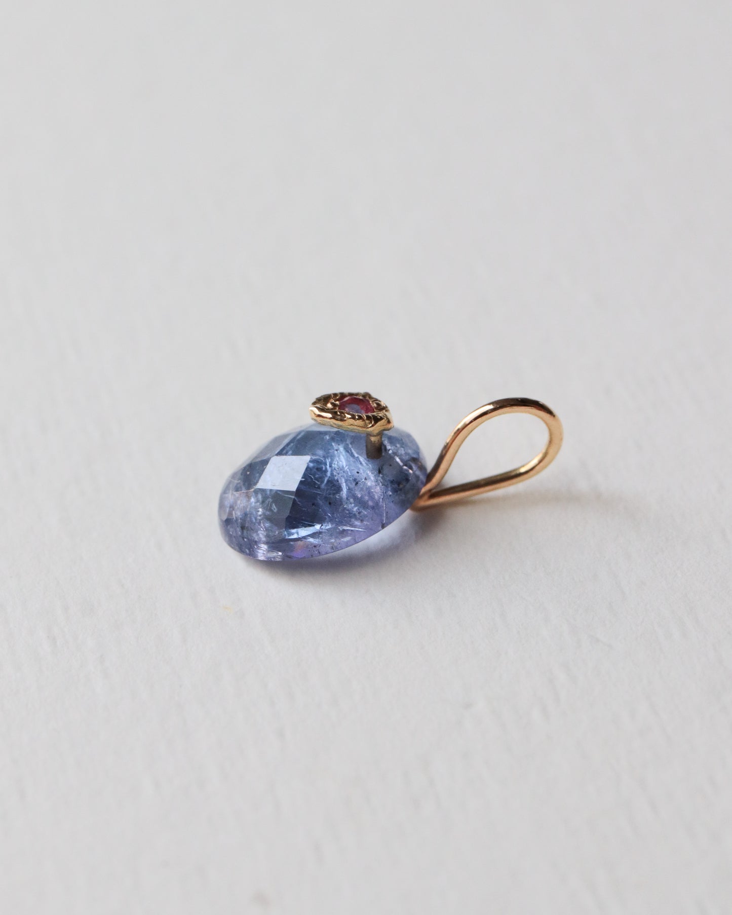 Flat Necklace - Tanzanite -