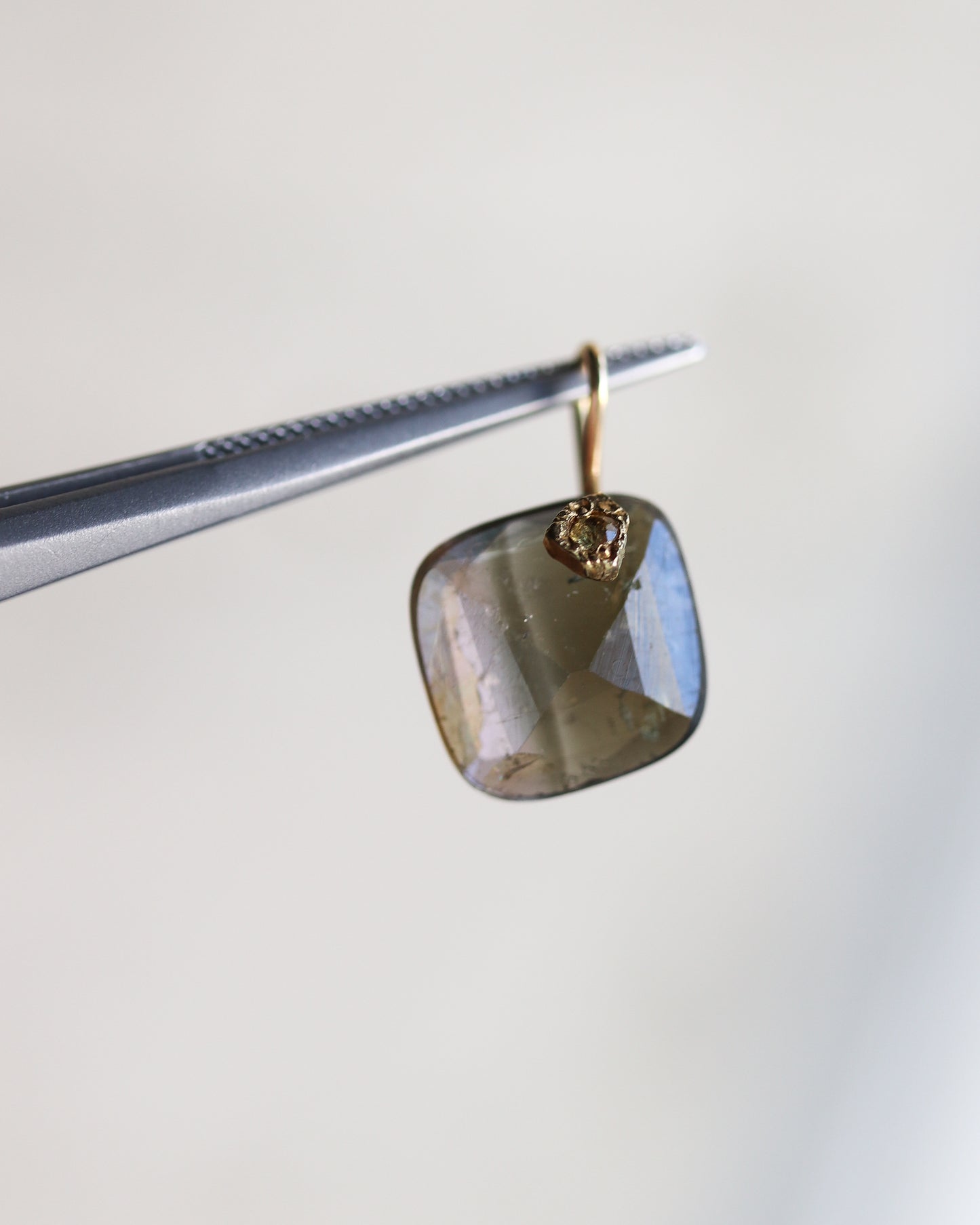 Flat Necklace - Bicolor Tourmaline -