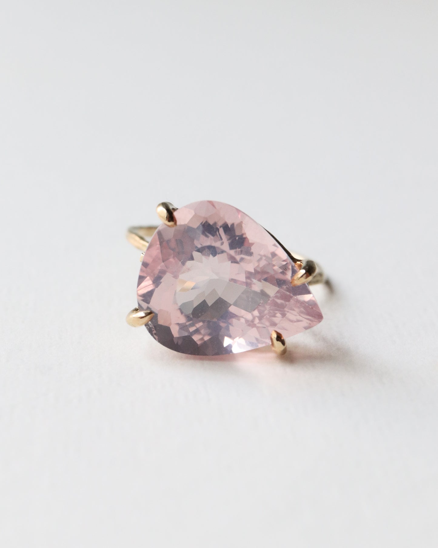 Flat Ring - Rose Quartz -