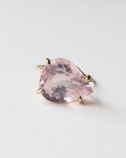 Flat Ring - Rose Quartz -