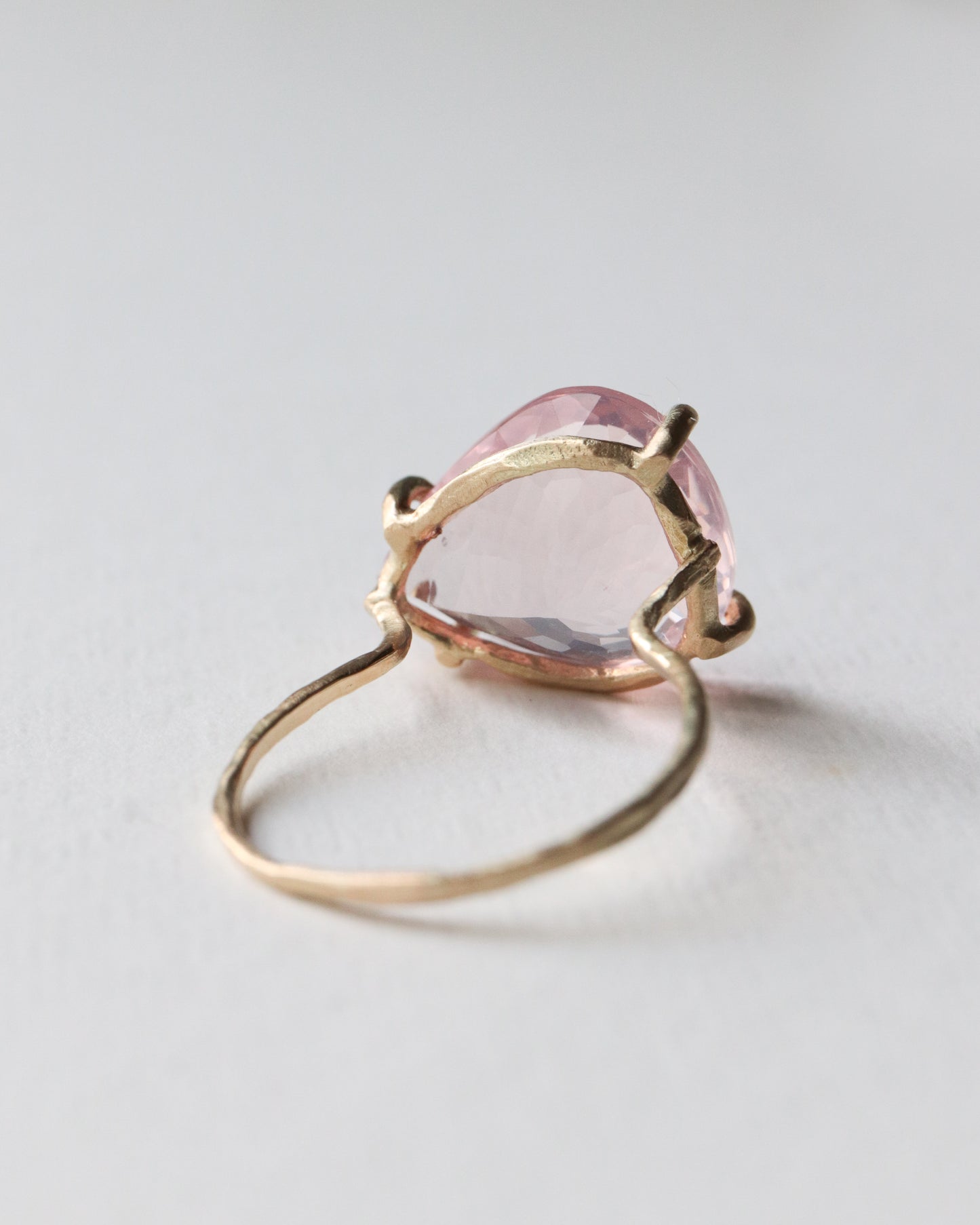 Flat Ring - Rose Quartz -