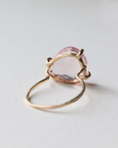 Flat Ring - Rose Quartz -