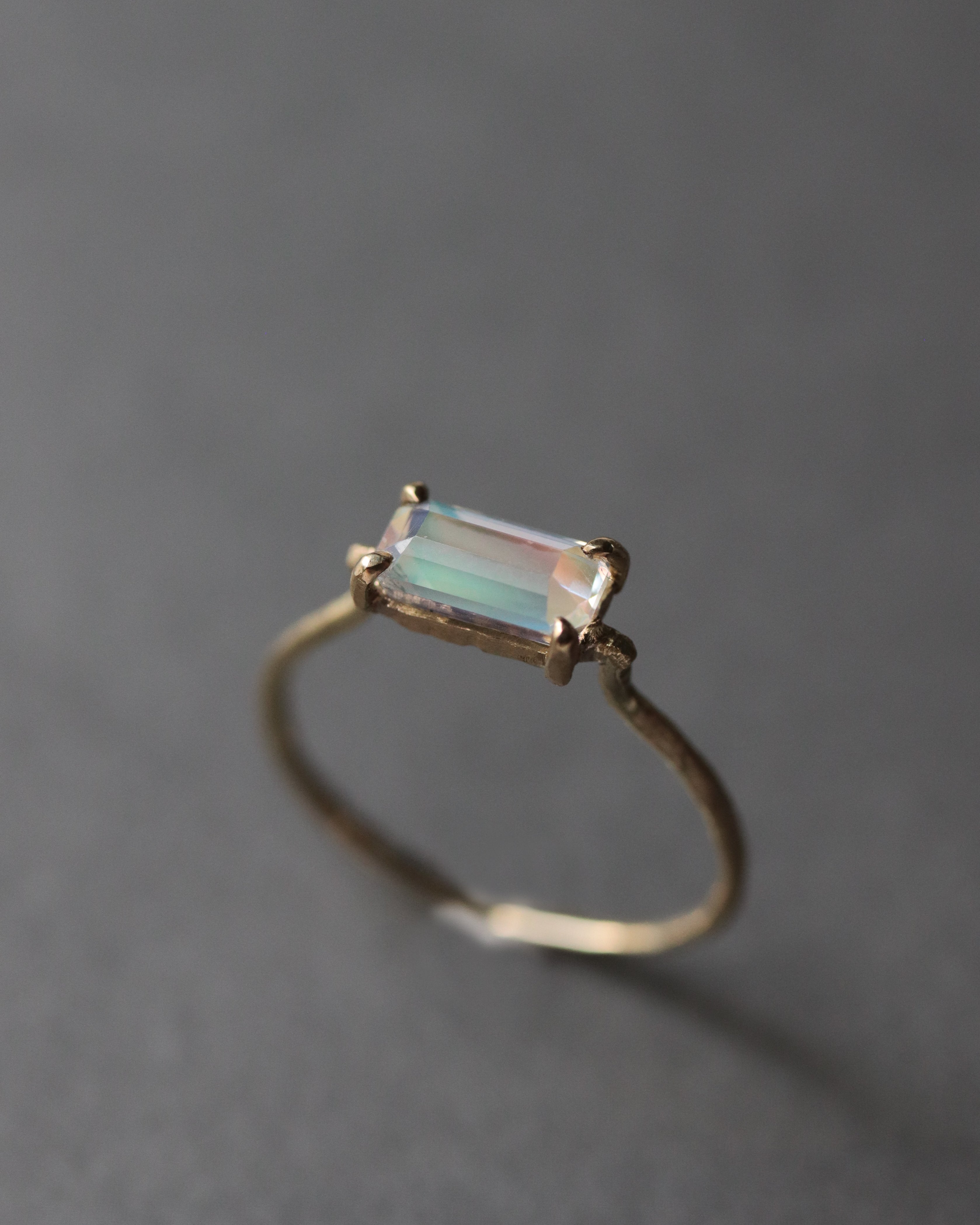 アクセサリー MONAKA Flat Ring - Labradorite - Flat Ring - Labradorite - – MONAKA jewellery