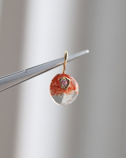 Flat Necklace - Sunstone -