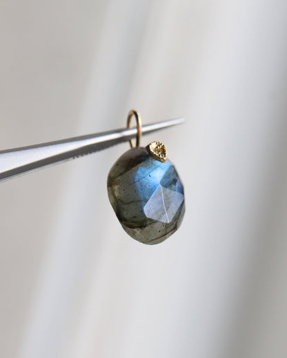 Flat Necklace - Labradorite -