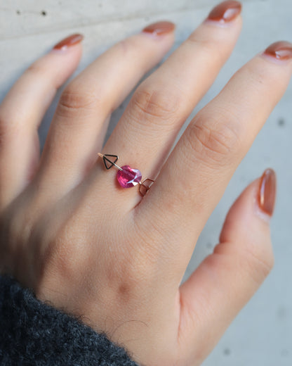 【1/18 sat.12:00〜 NEW IN】Zukyun Ring - Ruby -