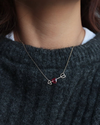 Zukyun Necklace - Ruby -