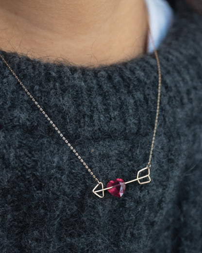 Zukyun Necklace - Ruby -