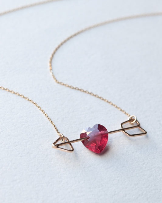 【1/18 sat.12:00〜 NEW IN】Zukyun Necklace - Ruby -