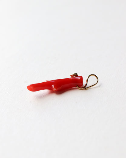 Flat Necklace - Coral -