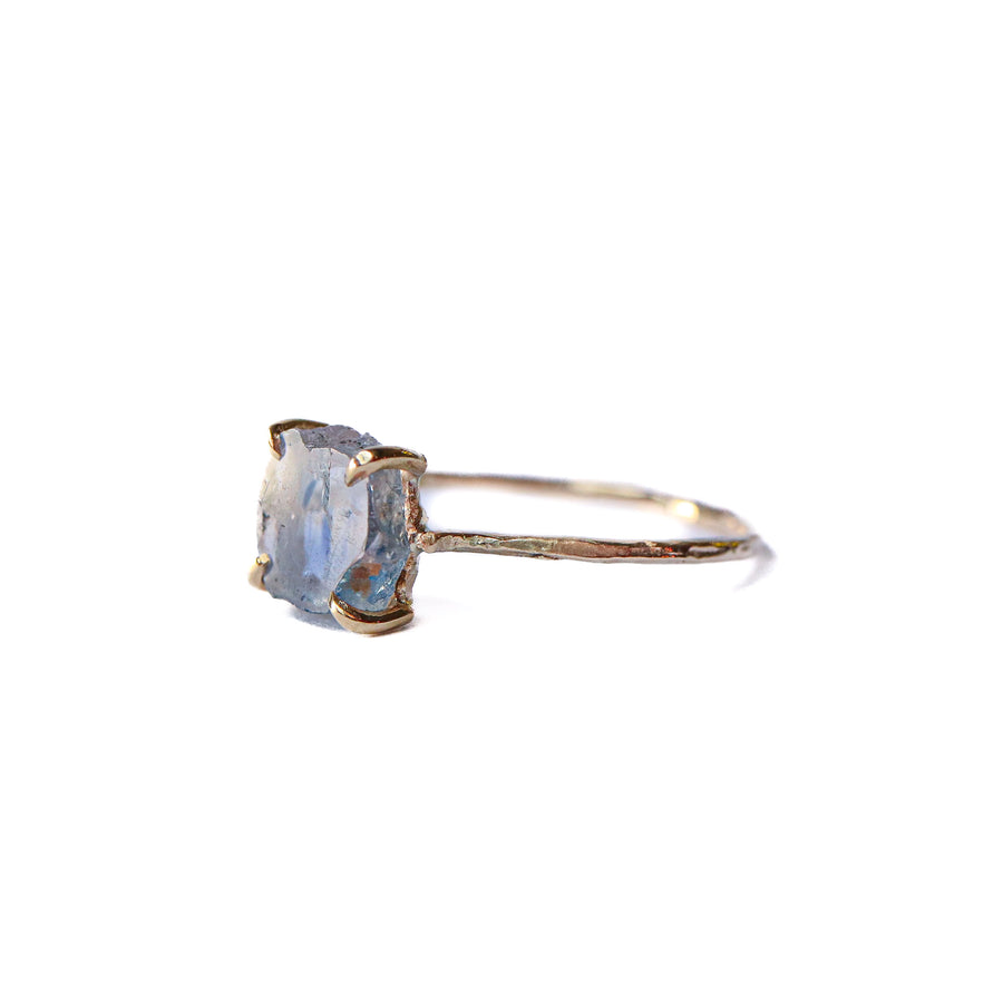 Flat Ring - Slice Sapphire -