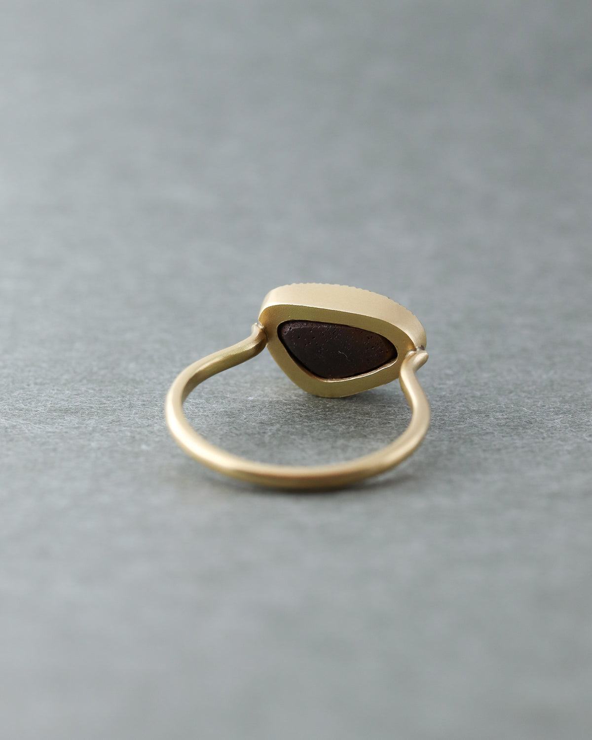 Milgrain Ring - Boulder Opal -
