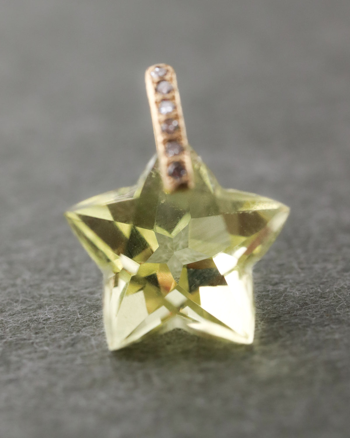 Hibiki Stone Necklace - Lemon Quartz -