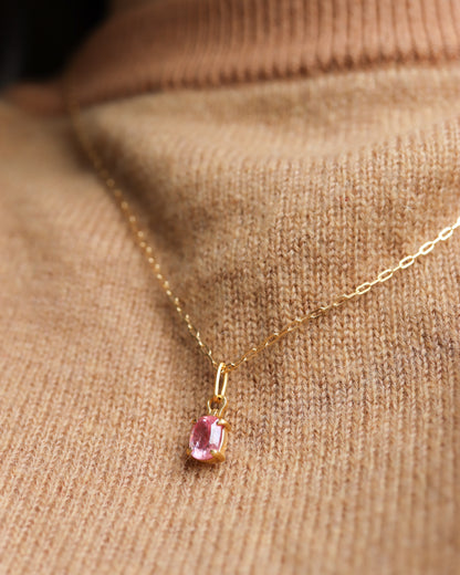 HorseShoe Necklace - Rhodochrosite -