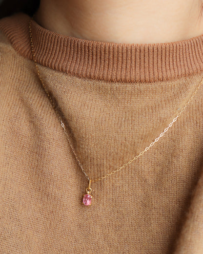 HorseShoe Necklace - Rhodochrosite -