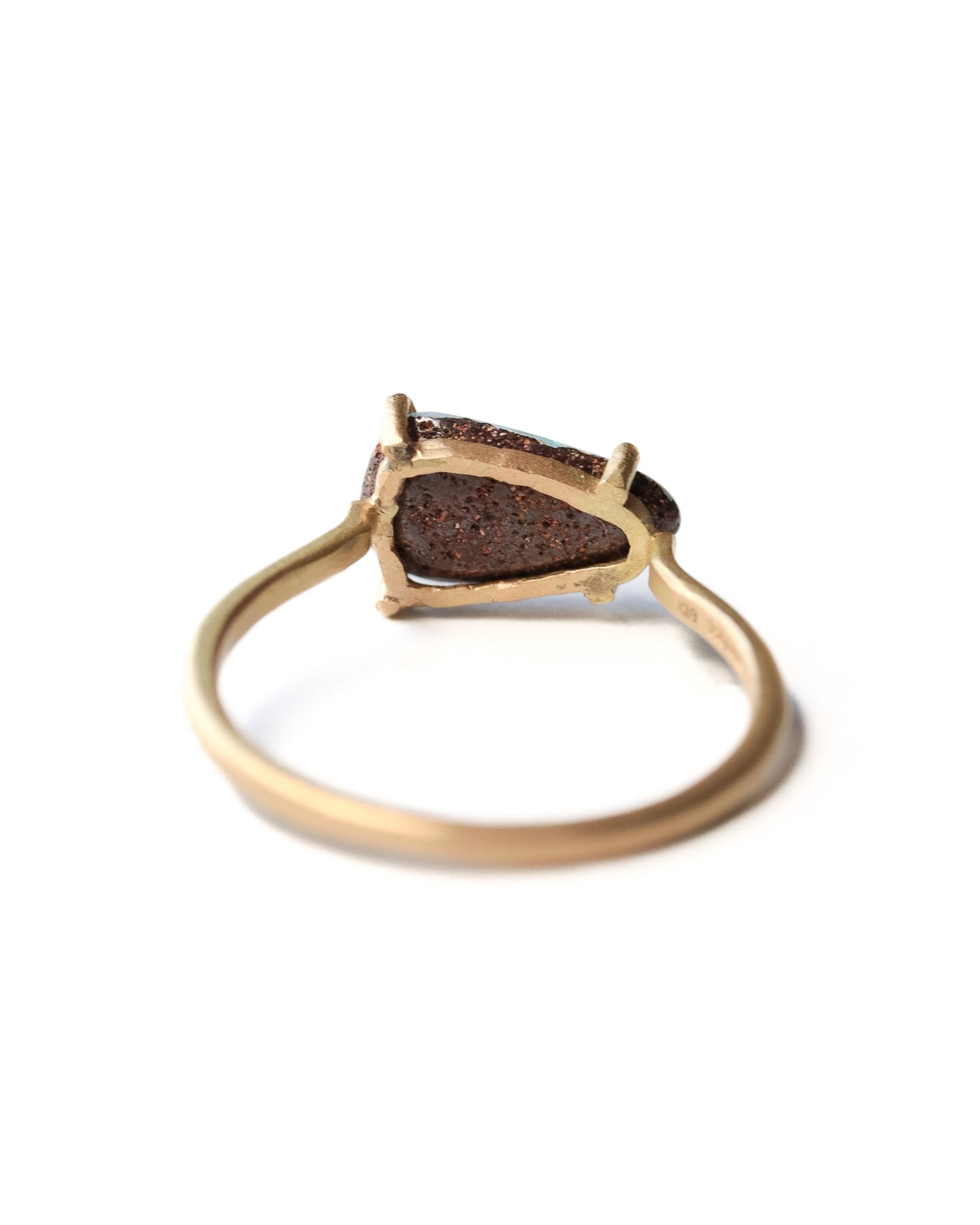 Prong Ring - Boulder Opal -