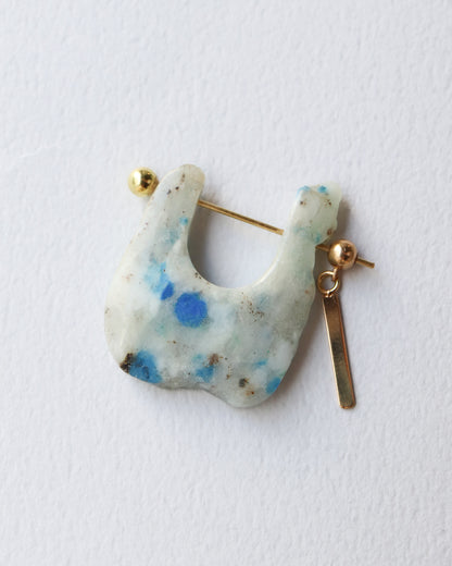 Rock Pierced Earring - K2stone -