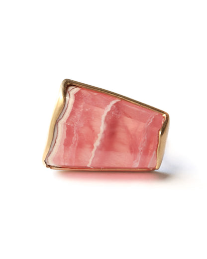 Collet Ring - Rhodochrosite -