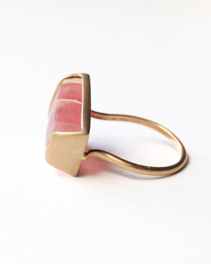 Collet Ring - Rhodochrosite -