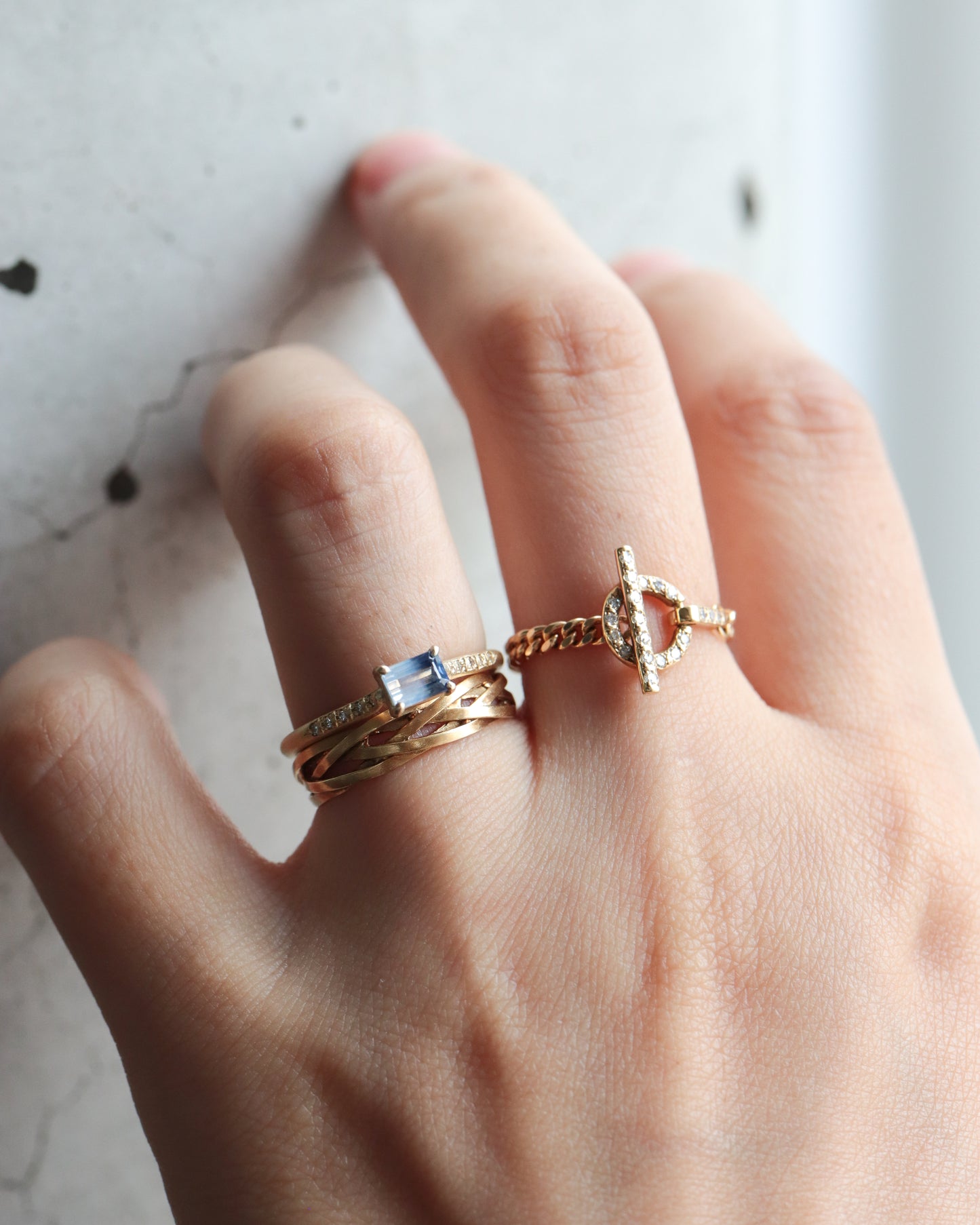 Prong Ring - Sapphire -