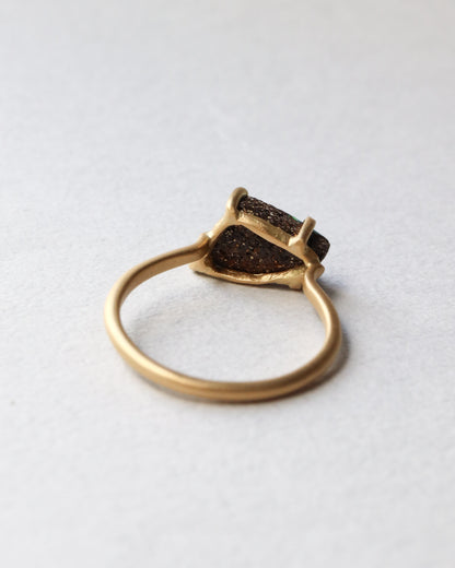 Prong Ring - Boulder Opal -