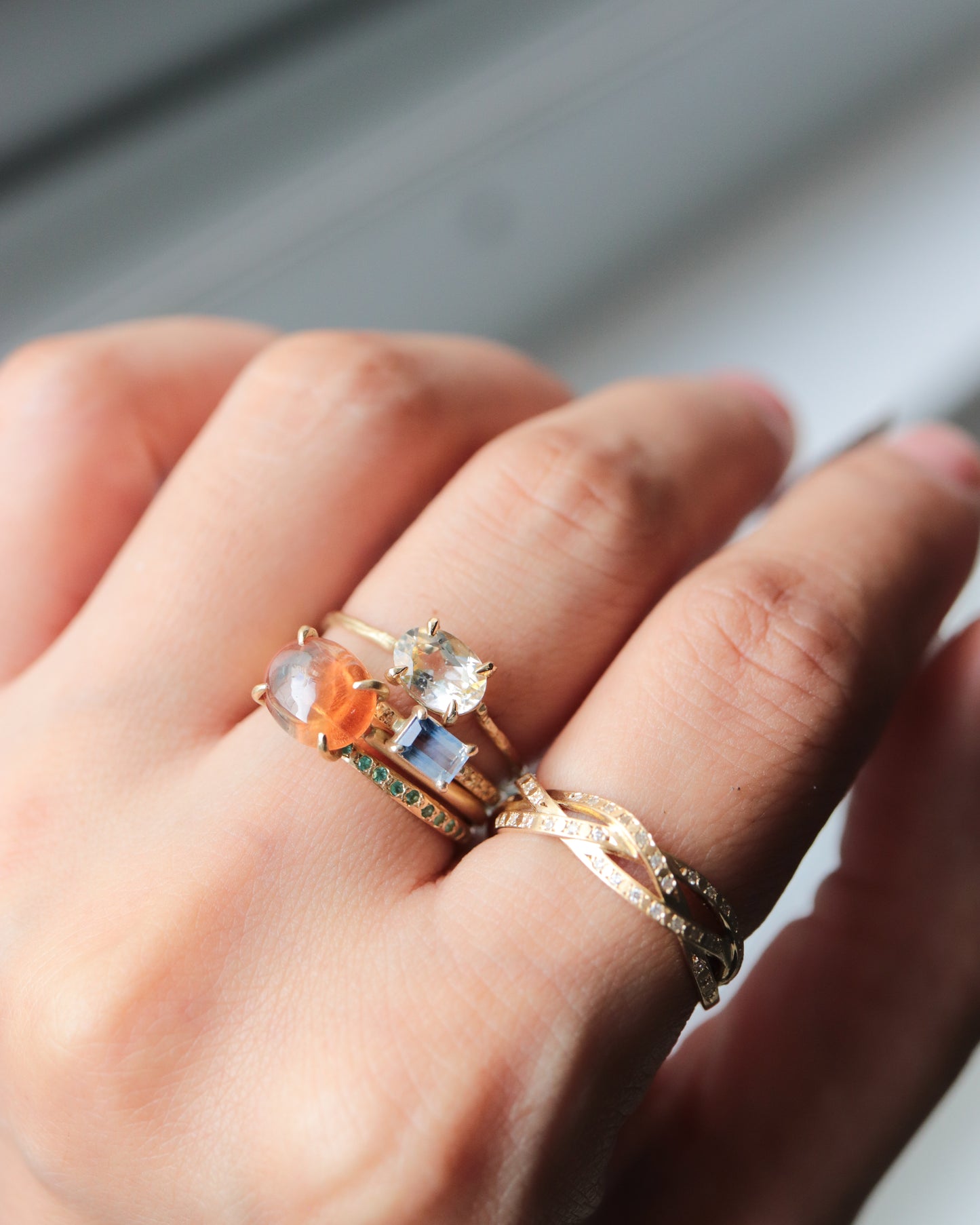 Prong Ring - Sapphire -