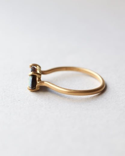 Prong Ring - Boulder Opal -