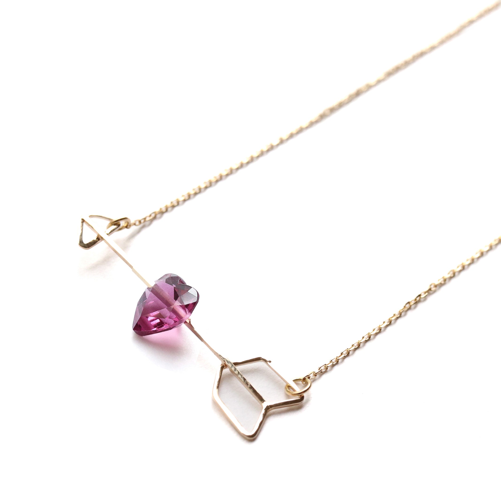 Zukyun Necklace  - Rhodolite Garnet -