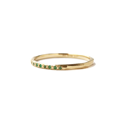 Hibiki Ring  - Emerald -