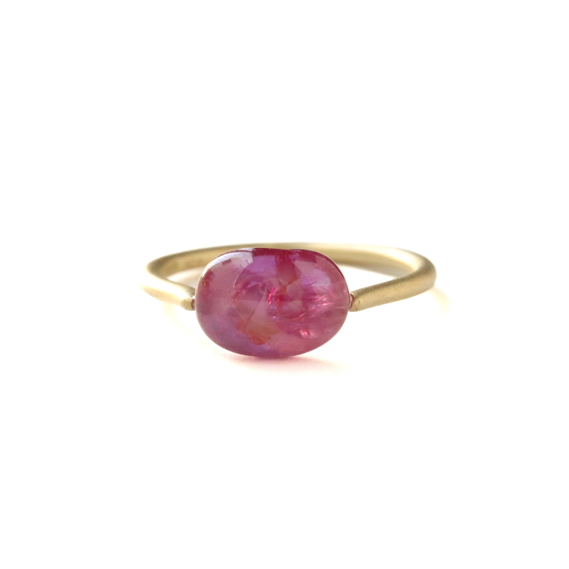 Slit Ring  - Ruby (Unheated Burma) -