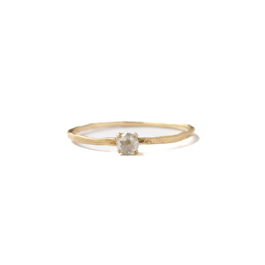 Prong Ring  - Natural Diamond -