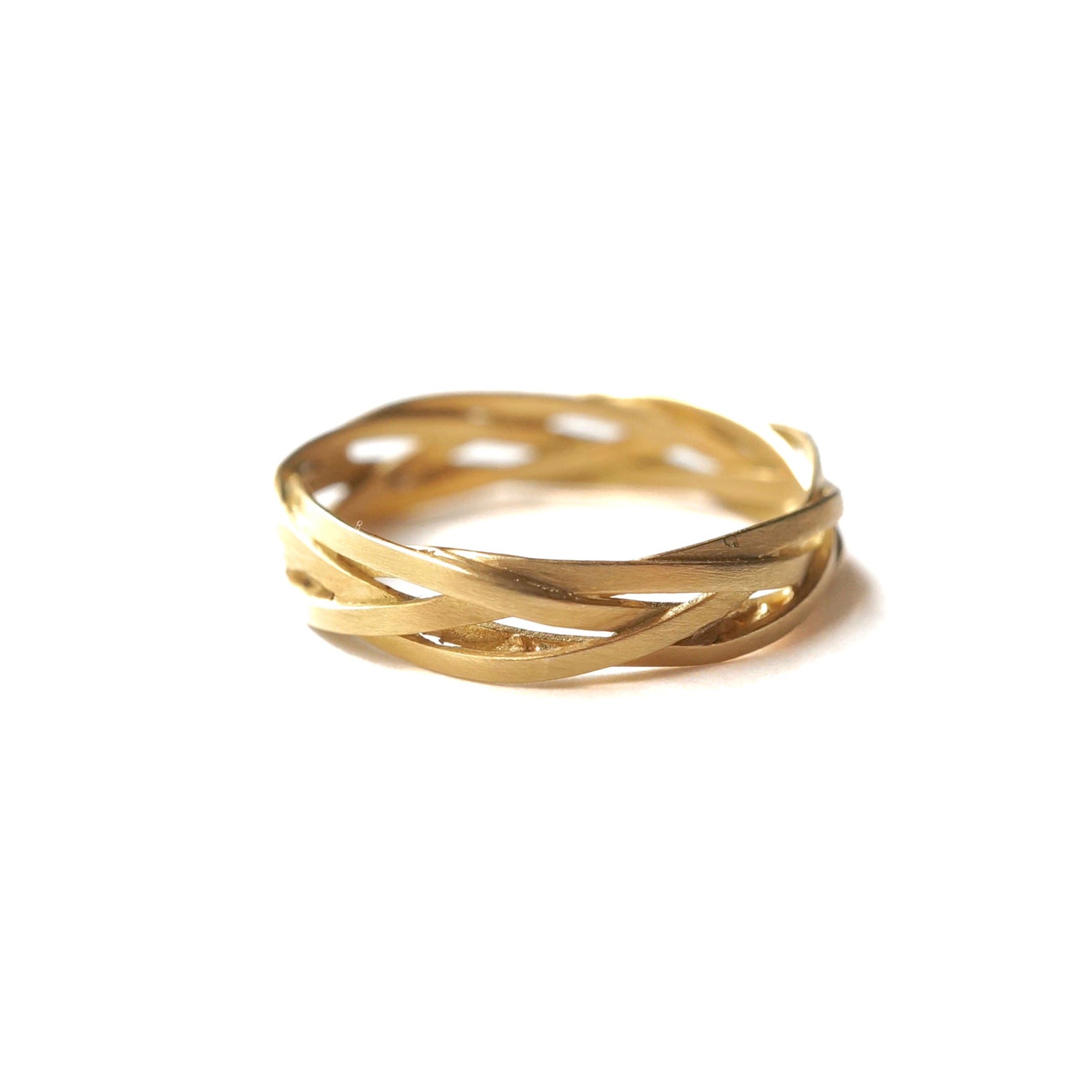 String Ring Narrow - K18YG -