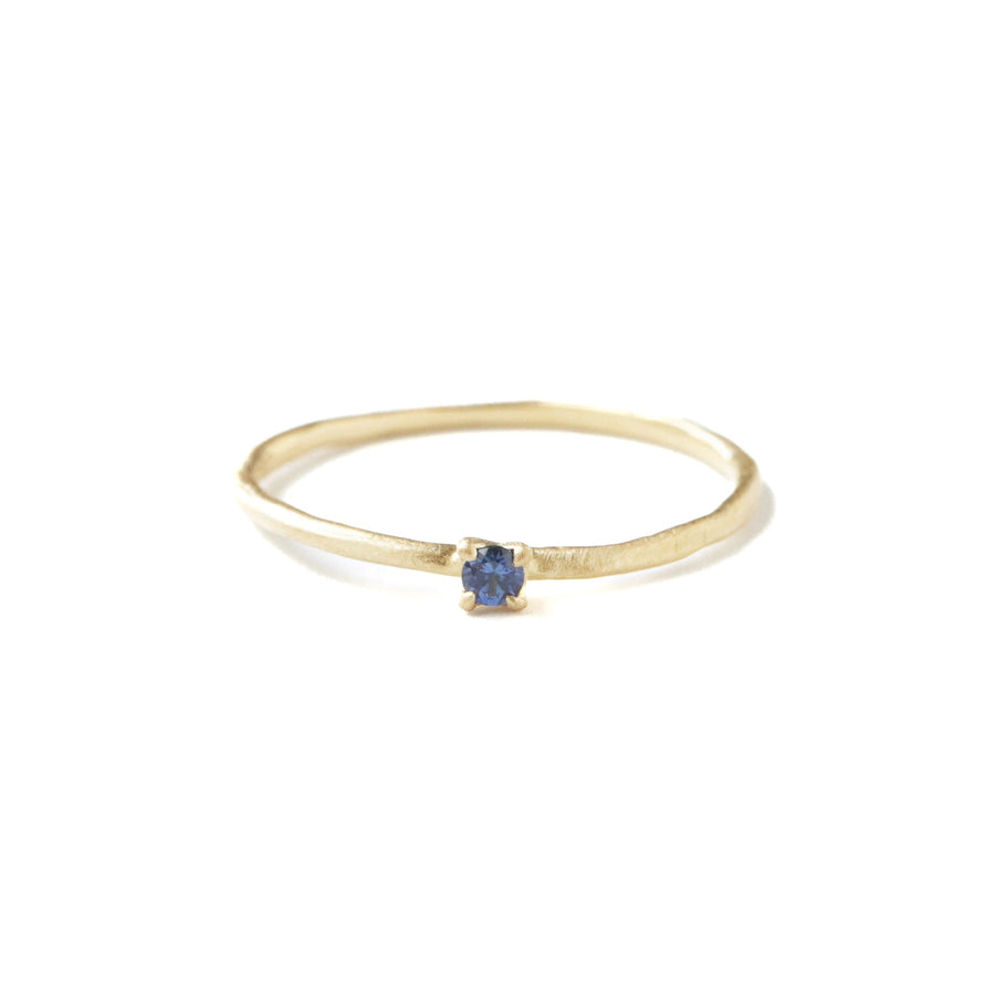 Prong Ring - Blue Sapphire -
