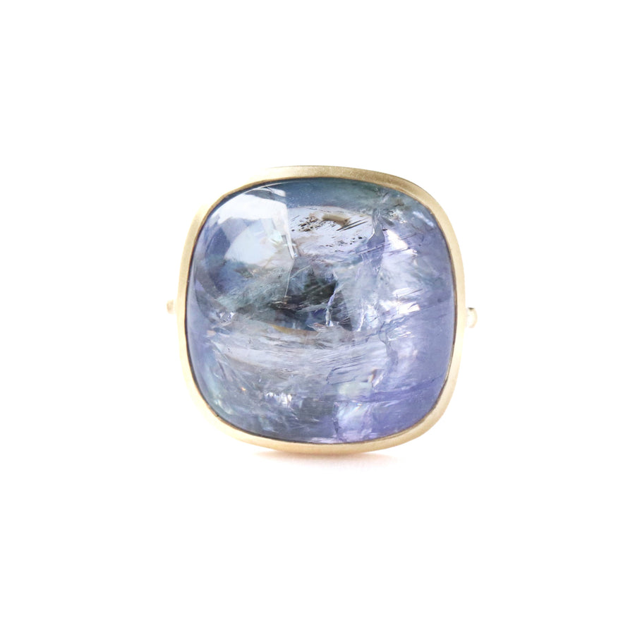 Collet Ring - Bicolor Tanzanite