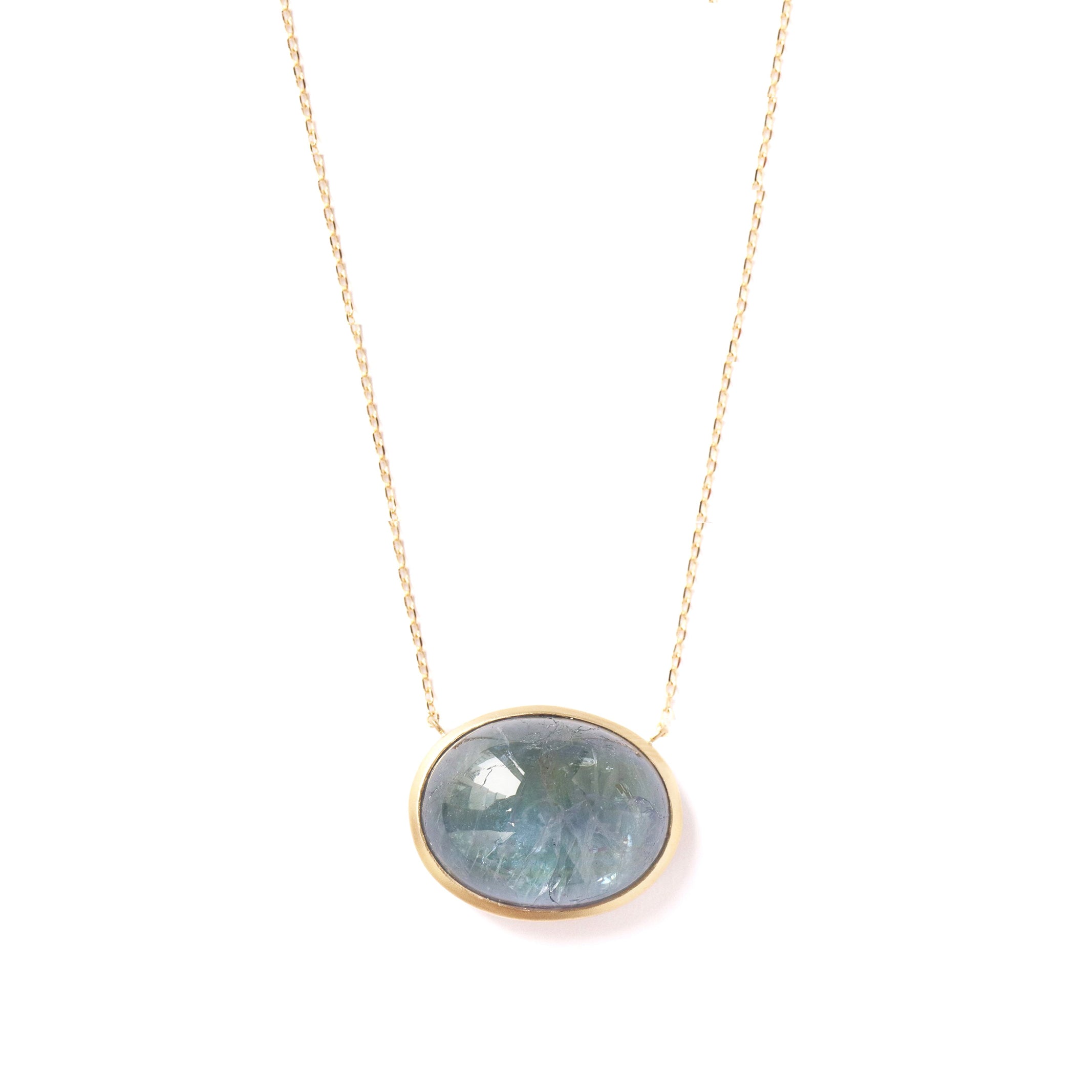 Collet Necklace - Bicolor Tanzanite -