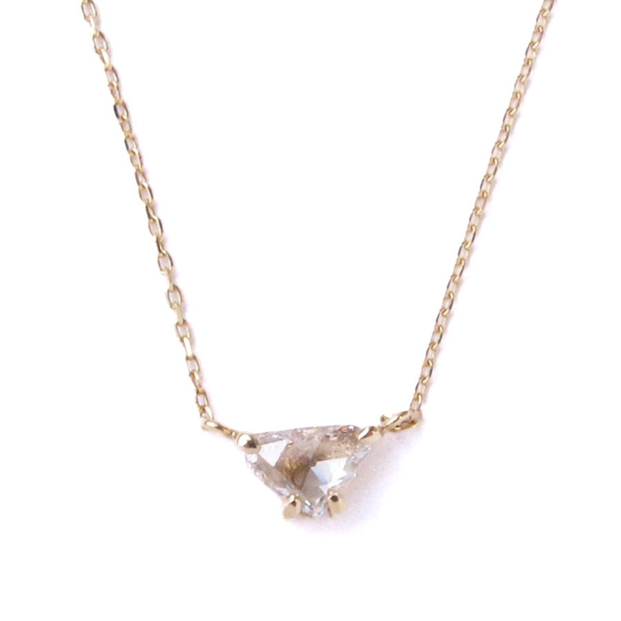 Prong Necklace - Brown Diamond -