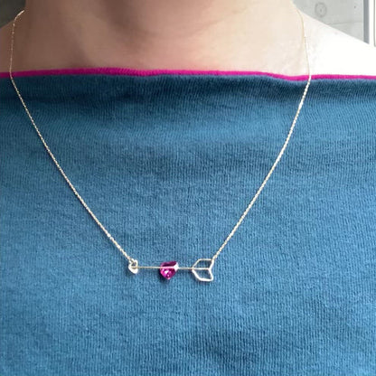 订购 Zukyun 项链 - 红榴石石榴石 -