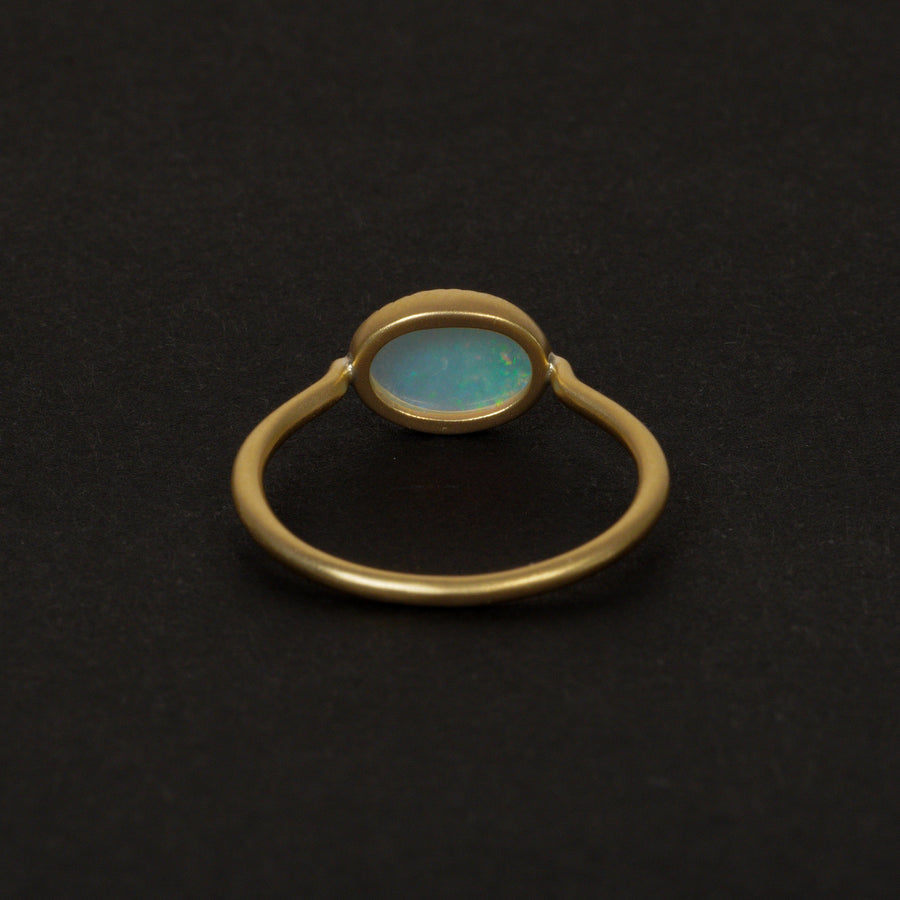 Milgrain Ring - Opal -